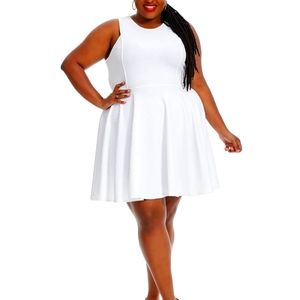 Bb Dakota White Midi Dress